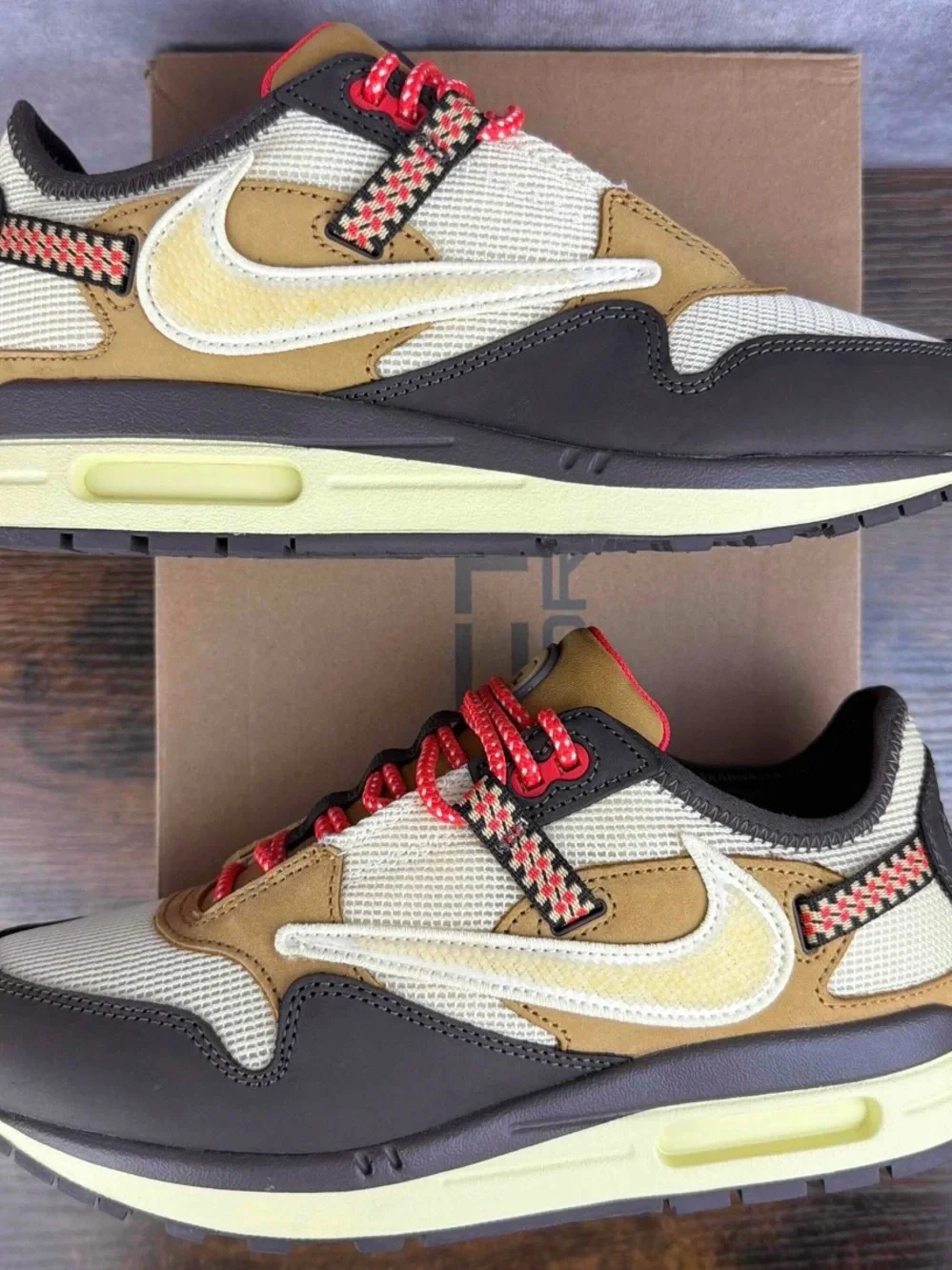 Nike Air Max 1 Travis Scott Baroque Brown Size 7 DO9392-200 Men’s Shoes OG Rare